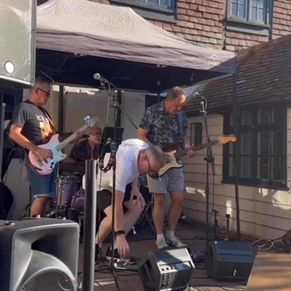 Band on the outdoor stage